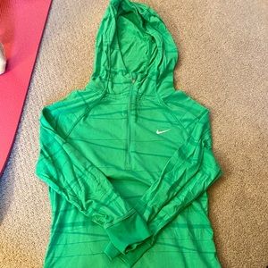 🍍🍍4/$15🍍🍍 Green Nike running zip up